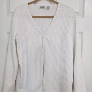 White Cardigan-Classic Elements Woman